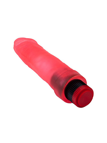 Розовый гелевый виброфаллос без мошонки LOVETOY (А-Полимер) 227000 (20,5 см)