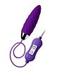 Фиолетовое узенькое виброяйцо с пультом управления, работающее от USB A-toys Cony 764019