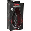 Чёрная анальная пробка Doc Johnson Kink Wet Works Lube Luge Premium Silicone Plug 6 2401-05-BX (15,2 см)