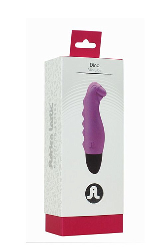 Фиолетовый вибромассажёр в форме динозавра Adrien Lastic Dino 10513 (14,8 см)