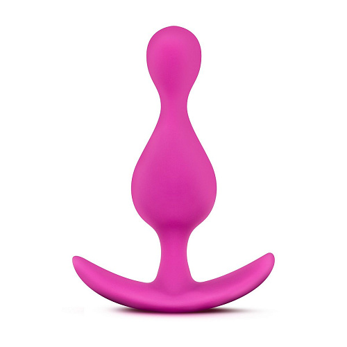 Розовая фигурная анальная пробка Blush Novelties Luxe Explore BL-10480 (11,4 см)