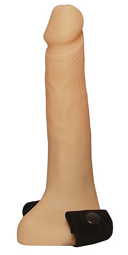 Фаллопротез телесного цвета на чёрной резинке Сумерки богов №6 1005-06 CD DD