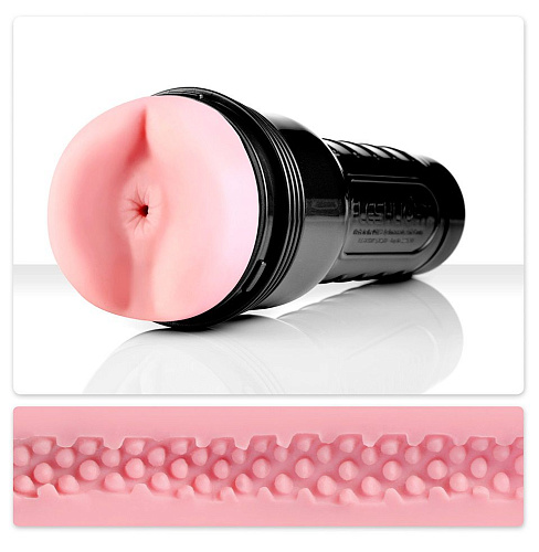 Мастурбатор-анус розового цвета Fleshlight Pink Butt Speed Bump FL816