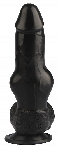Чёрный анальный фаллоимитатор-реалистик Сумерки богов 1016-47 BX DD (21 см)