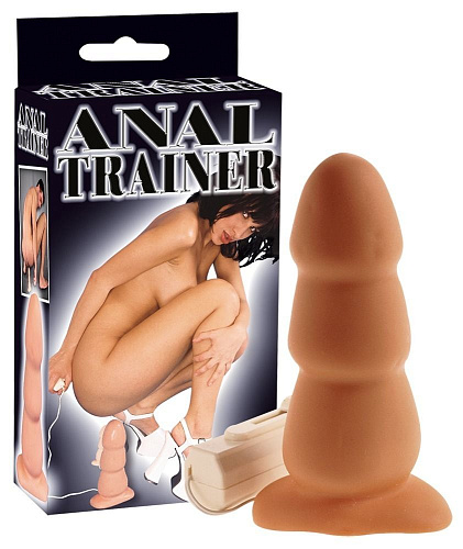 Телесный анальный массажёр «Ёлочка» Orion 0550124 (12 см)