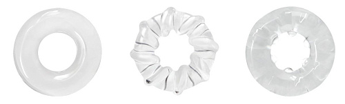 Набор прозрачных эрекционных колец NS Novelties Dyno Rings NSN-1111-31