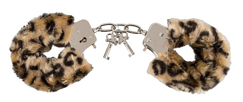 Леопардовые меховые наручники Orion Love Cuffs Leo 0526142