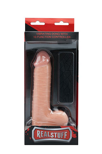 Телесный вибратор-реалистик на присоске Dream Toys REALSTUFF 6.5INCH DONG 21304 (17 см)