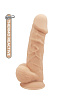 Телесный реалистичный фаллоимитатор Dream Toys DILDO 8.5INCH FLESH 21559 (21,6 см)