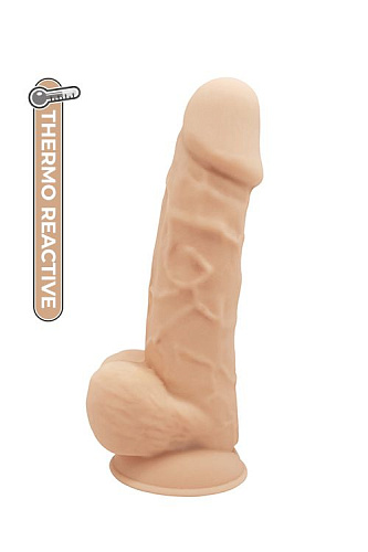 Телесный реалистичный фаллоимитатор Dream Toys DILDO 8.5INCH FLESH 21559 (21,6 см)