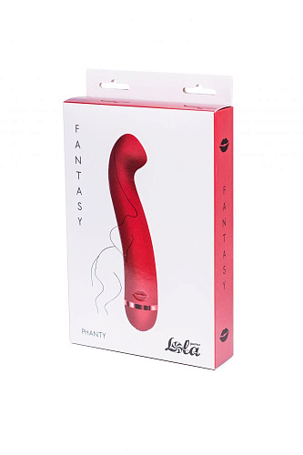 Красный вибратор Lola toys Fantasy Phanty 7902-02Lola (16,6 см)
