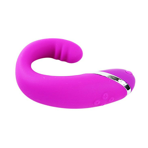 Перезаряжаемый лиловый анальный вибромассажёр Baile Amour BI-014108-2