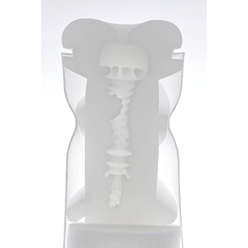 Мастурбатор белого цвета Genmu Torpedo Weapon GM02045