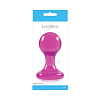 Большая розовая анальная пробка на присоске NS Novelties Luna Balls NSN-0502-64 (9,5 см)