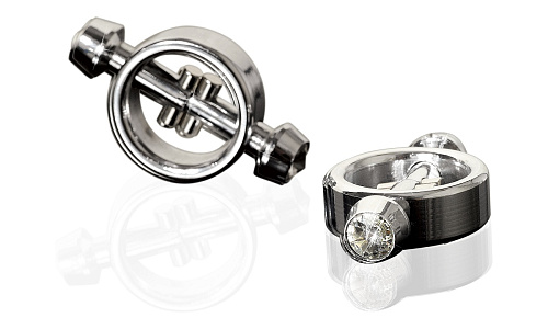 Зажимы для сосков в чемоданчике Pipedream METAL WORX PD2371-00