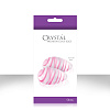 Прозрачные стеклянные вагинальные шарики NS Novelties Crystal Premium Glass Eggs Pink StripsNSN-0703-11