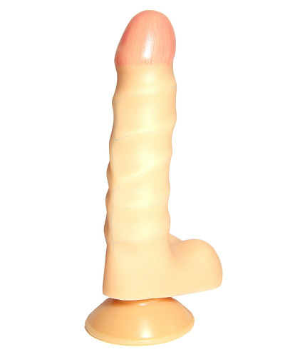 Телесный фаллоимитатор-реалистик с присоской Сумерки богов №25 201-25 BX DD (16,5 см)