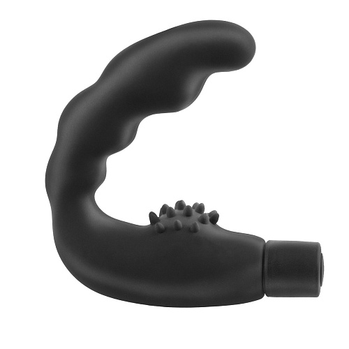 Чёрный вибростимулятор простаты Pipedream Vibrating Reach Around PD4633-23