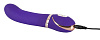 Фиолетовый вибромассажёр для точки G Orion Front Row Pink GR 0586048 (22 см)
