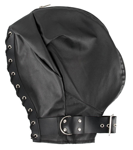 Чёрный двухслойный шлем-маска с отверстиями для глаз и рта Orion 2492628 1001