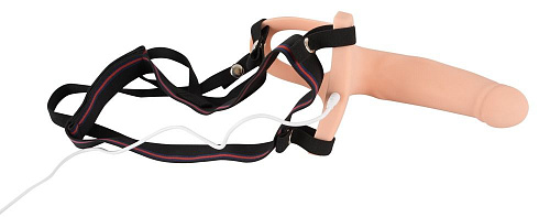 Телесный фаллопротез с вибрацией Orion Vibrating Strap-On 05946010000