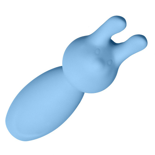 Голубой мини-вибратор Lola toys Emotions Funny Bunny 4007-01Lola