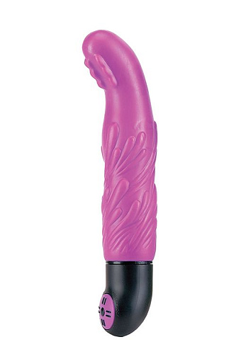 Фиолетовый вибратор Seven Creations PURE G-SPOT VIBE 06-107-E11 BCD GP (18,5 см)