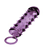 Закрытая фиолетовая насадка с пупырышками NMC SAMURAI PENIS SLEEVE PURPLE 170122 (14,5 см)