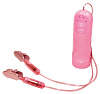 Розовые зажимы для сосков с вибрацией Orion Bad Kitty Nipple Buds 0571660