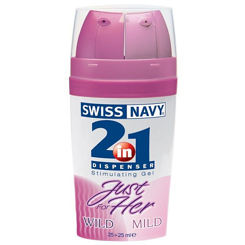 Женский возбуждающий гель Swiss Navy Lube 2-in-1 JUST FOR HER Stimulating Gels - 50 мл. Swiss navy SN2IN1JFH
