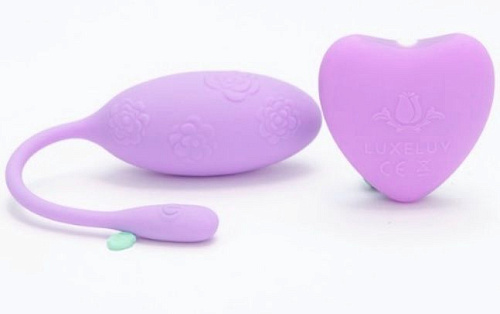 Фиолетовое виброяйцо с пультом ДУ LuxeLuv DO purple