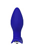 Синяя анальная вибровтулка ToyFa Fancy 358001 (10,7 см)