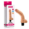 Гнущийся вибромассажёр-реалистик телесного цвета Lovetoy FLEXI  LV1011 (23 см)