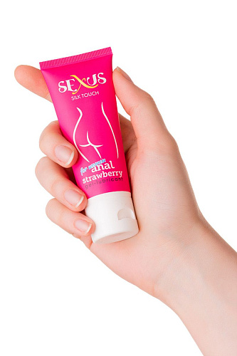 Анальный гель для женщин с ароматом клубники Sexus Silk Touch Strawberry Anal  817006