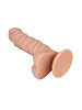 Реалистичный фаллоимитатор телесного цвета на присоске Сумерки богов №17 101-17 BX DD (18 см)