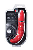 Красный гнущийся анальный вибратор Dream Toys PURRFECT SILICONE DELUXE 5.5INCH 21292 (14 см)