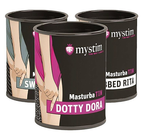 Набор из 12 мастурбаторов MyStim MasturbaTIN 46295