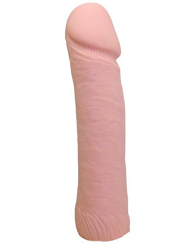 Телесный фаллоимитатор без мошонки из ультраскин Eroticon 30419 (24 см)
