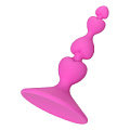 Розовая силиконовая анальная пробка ToyFa Loverty 357002 (8 см)