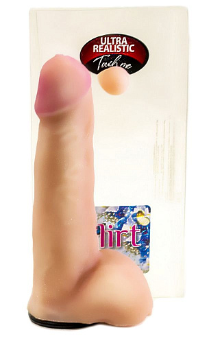 Реалистичная насадка-фаллос телесного цвета для страпона Harness LOVETOY (А-Полимер) 841201 (17 см)