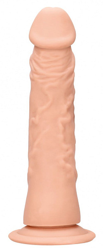 Телесная поясная насадка с трусиками Shots Media BV Realistic Dildo REA065FLE (20 см)