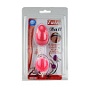 Розовые двойные анальные шарики Baile BI-014036-6-0101