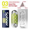 Салатовый мастурбатор Tenga SPINNER Shell SPN-003