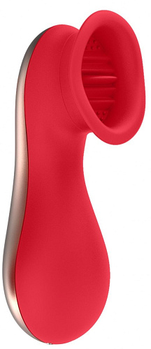 Красный клиторальный стимулятор Shots Media BV Dreamy ELE004RED