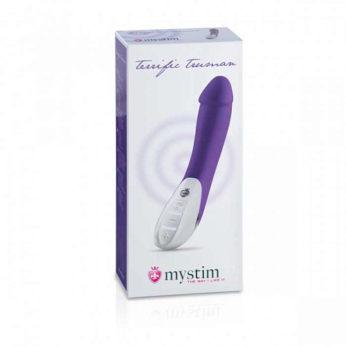 Фиолетовый вибратор MyStim Terrific Truman 46841 (27 см)