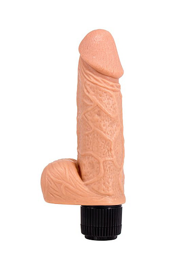 Телесный вибратор Seven Creations SO REAL MULTISPEED VIBRATING 6INCH DONG 05-127V BCD GP (15 см)