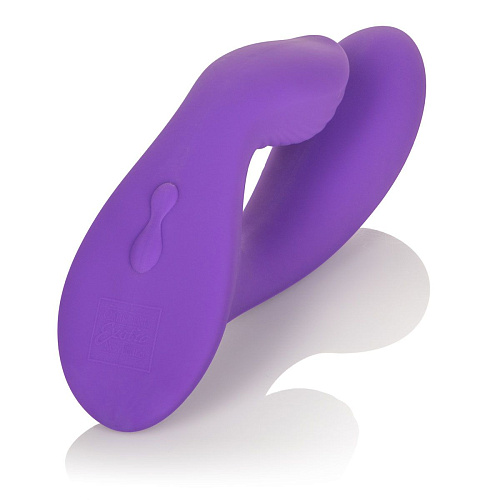 Фиолетовый перезаряжаемый вибратор со стимуляцией клитора California Exotic Novelties Silhouette S17 SE-4593-45-3