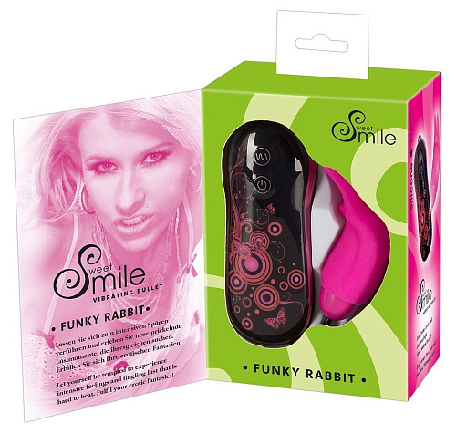 Розовый вибростимулятор Orion Smile Funky Rabbit 0582107