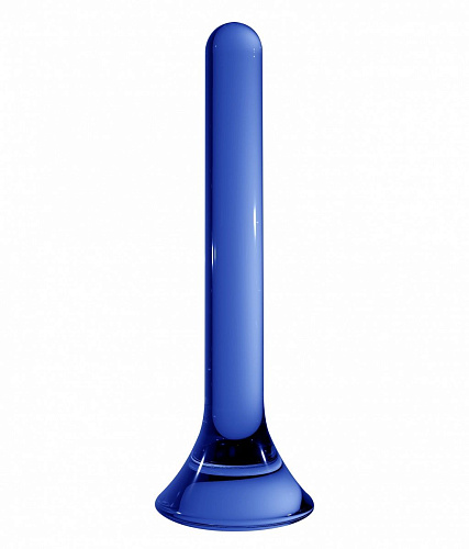 Синий стеклянный стимулятор Shots Media BV Tower CHR003BLU