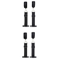 Чёрные оковы с креплением на дверь Shots Media BV Door Restraint Set OU381BLK